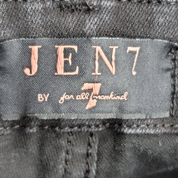 Jen7 by For All Mankind Slim Boyfriend Denim Jeans. Size 8 - Picture 8 of 9